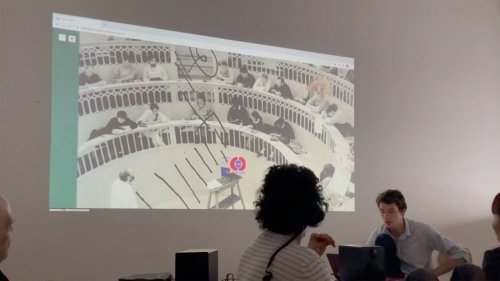 Jakob presenting nota.space