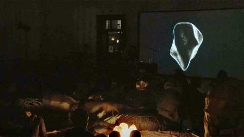 Performance with Annika Larsson, E.I. The Blob & Satch Hoyt, Kunstverein Harburger Bahnhof 2022