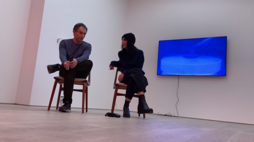 Annika Larsson & Marti Manen in conversation at Andrehn-schiptjenko, 18 Nov 2023