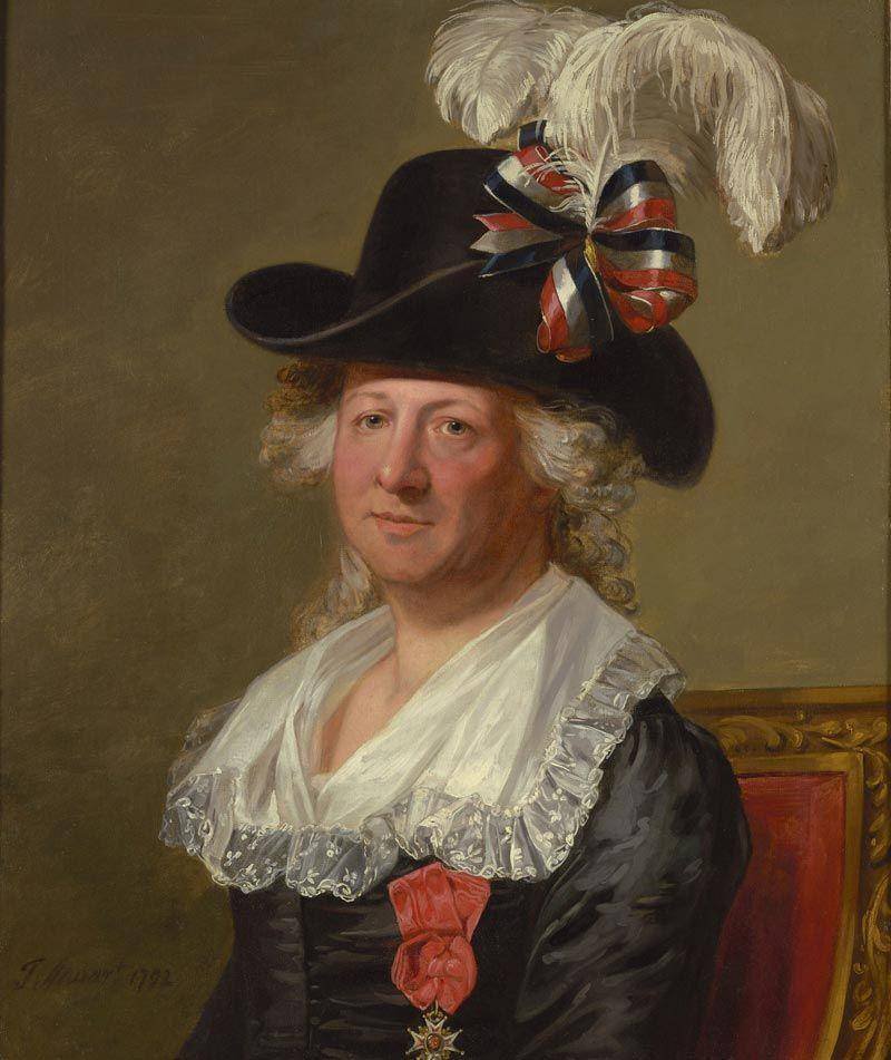 Painted Portrait of Chevalier d’Eon by Thomas Stewart (1792).