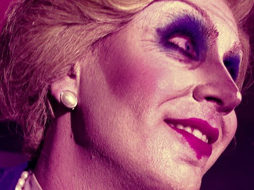 Annika Larsson, Danse Macabre (2020) Research, Direction, Cinematography, Montage, Sound and Production: Annika Larsson / Additonal Camera, Sound, & Productions Assistants: Paul Niedermayer, Michel Wagenplatz / Research assistant: Isabel Gatzke / With: Liv Fontaine, Sue-Gives-a-Fuck, Margret Thatcher Queen of Soho, Samir Kennedy, Taylor & Vincent, Haus of Anxiety a.o